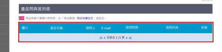 紅框:問與答列表進列表看問題